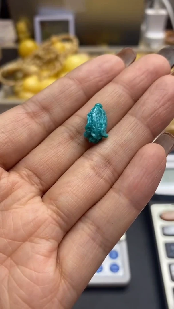 未镶嵌绿松石珠宝奇石1027