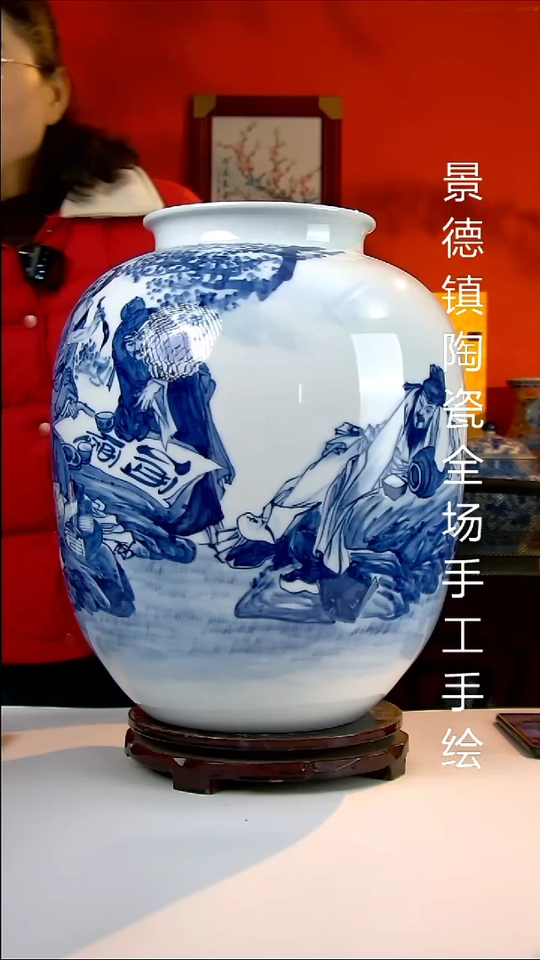 摆件陶瓷景德镇陶瓷 全场手工手绘