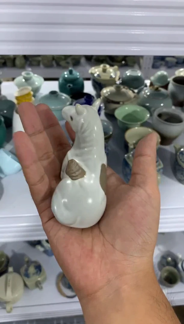 【清！一件不留】汝窑、茶壶盖碗茶杯主人杯微矿点