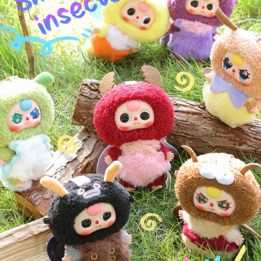 【正品代拆】娃三岁小精灵可爱毛绒潮玩盲盒可爱香香挂件