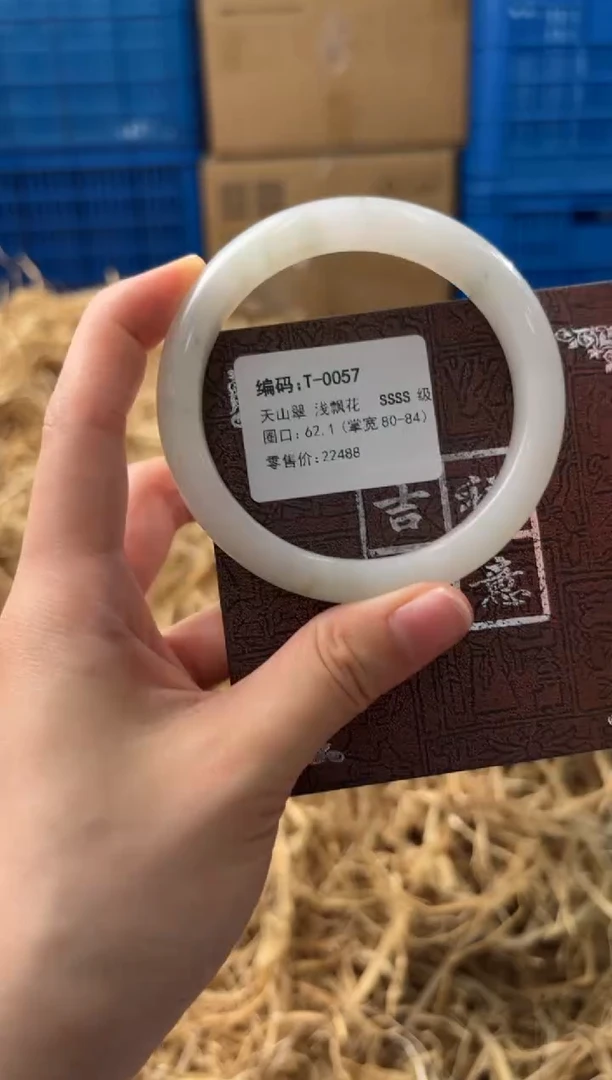 未镶嵌手镯石英质玉T-0057