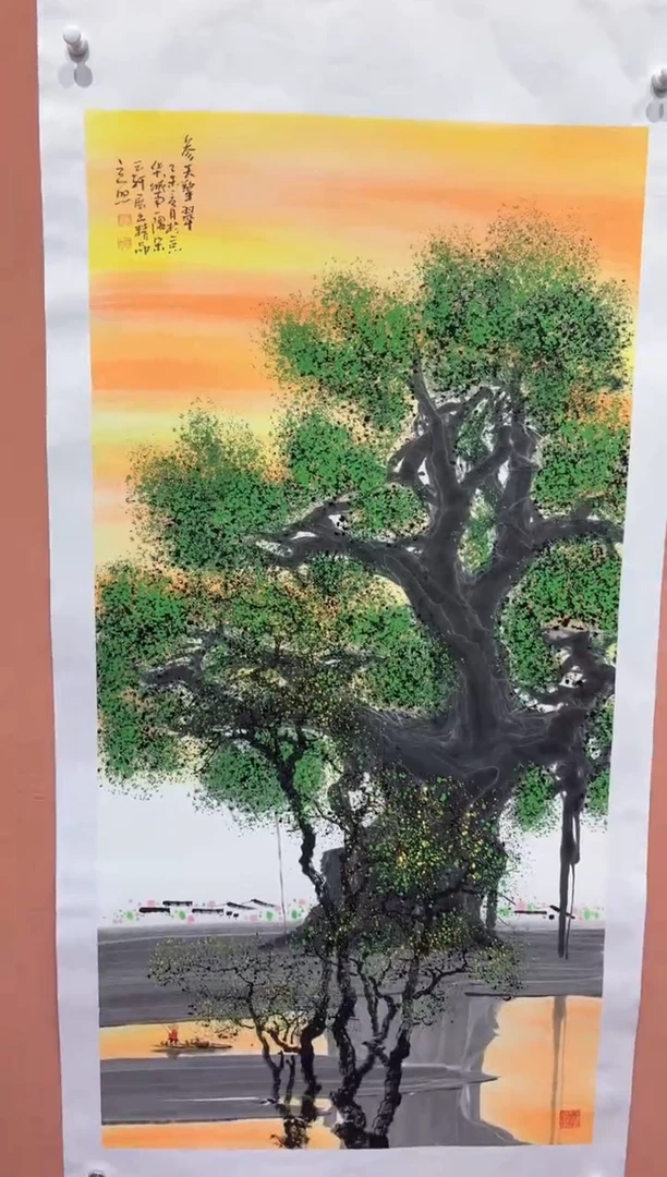 国画师立照老师国画作品