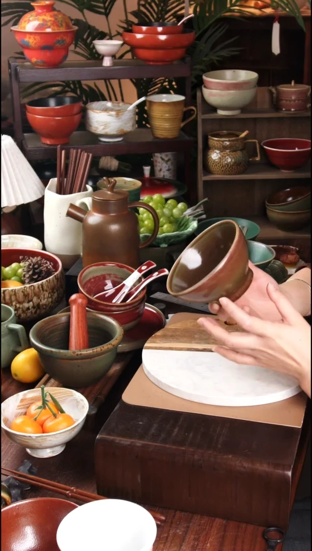 碗微瑕景德镇手工高温餐具福利斗笠