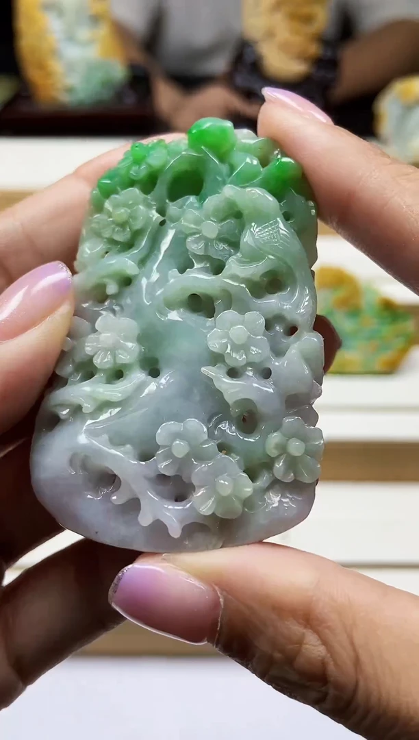 未镶嵌挂件翡翠翡翠A货
