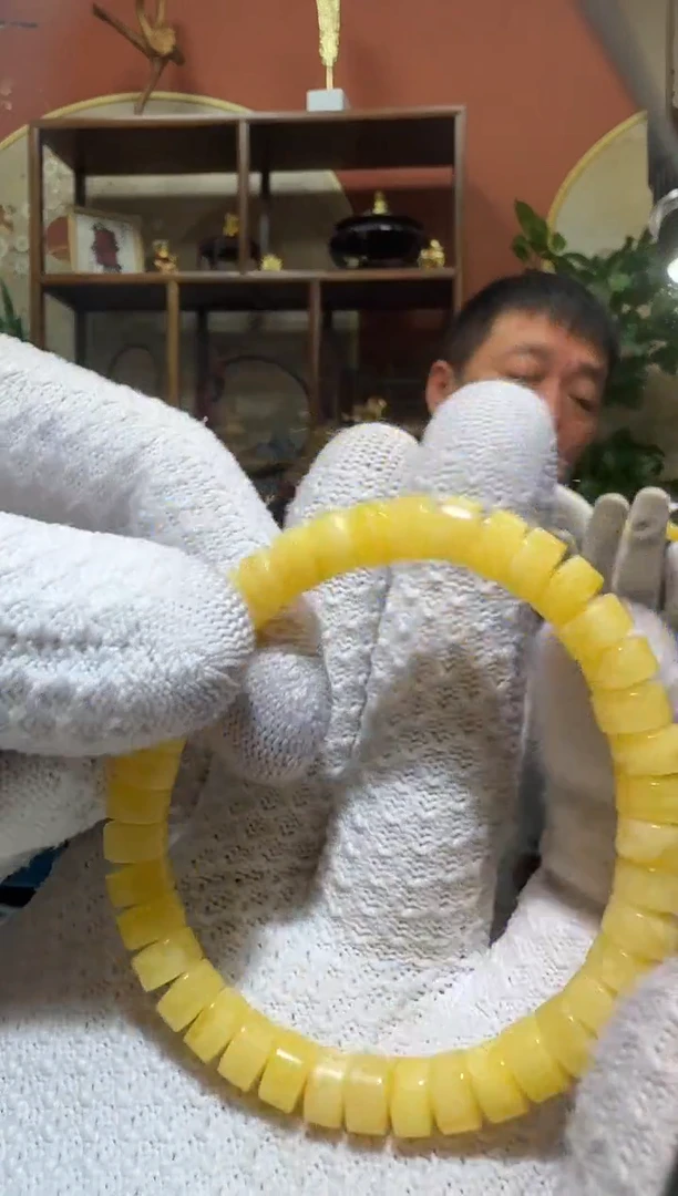 蜜蜡颈饰未镶嵌3999天然蜜蜡珠宝奇石全都保真