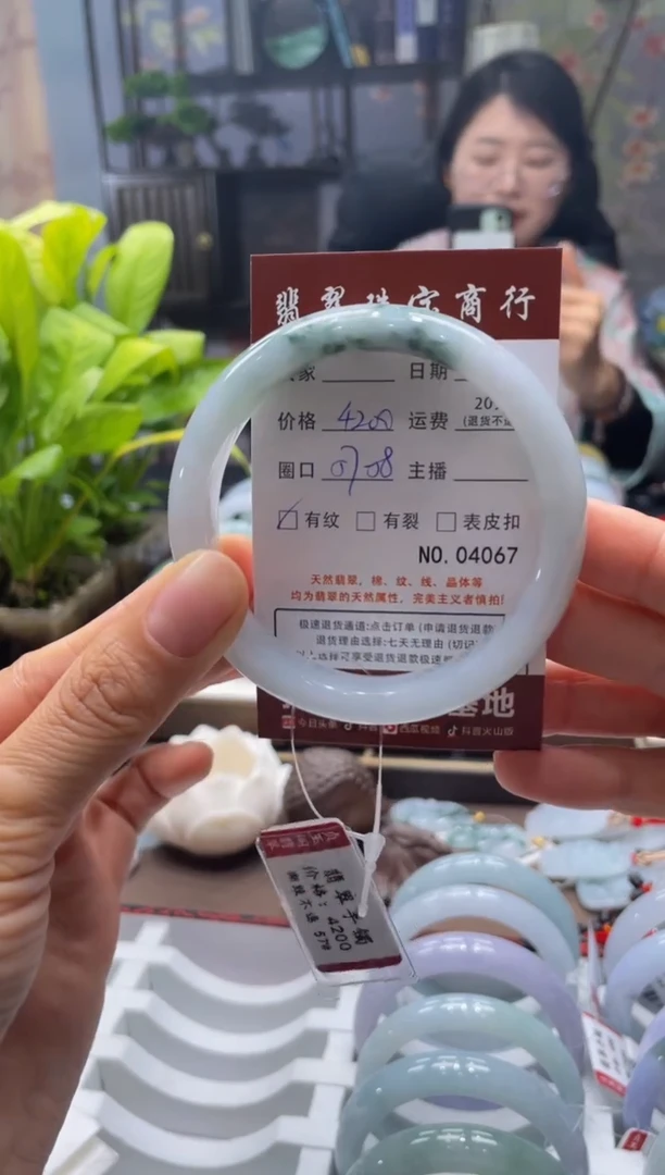 未镶嵌手镯翡翠4067****
