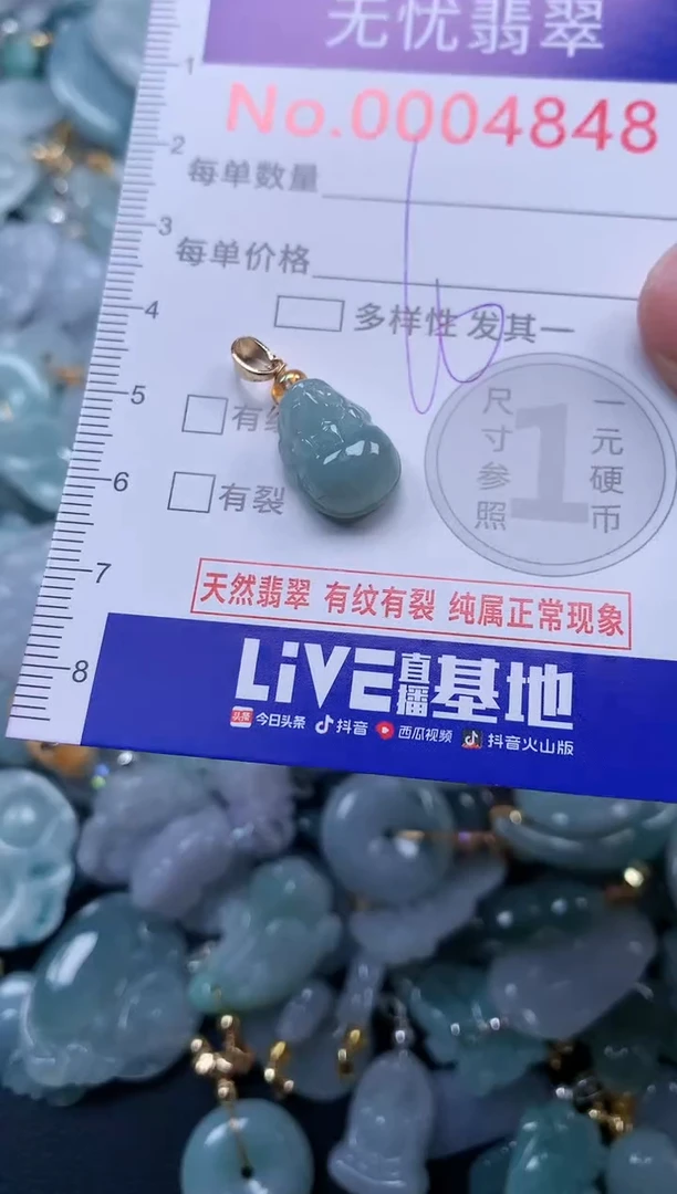 颈饰未镶嵌翡翠4848
