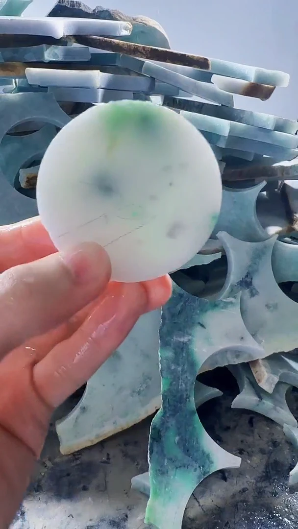 裸石翡翠缅甸翡翠A货文6191