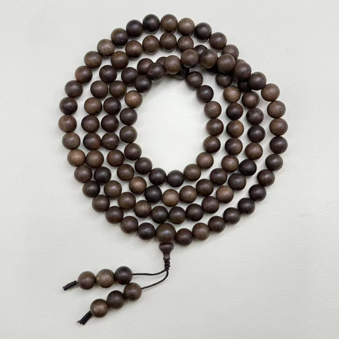 【一善专属】YSDBA12 越南白棋8mm沉香多圈长串（多样性发货）