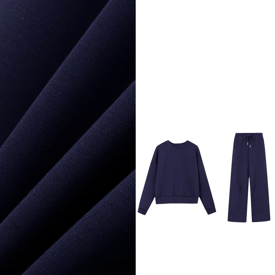 3100【禾订单】舒适小调早秋新款宽松百搭卫衣长裤套装