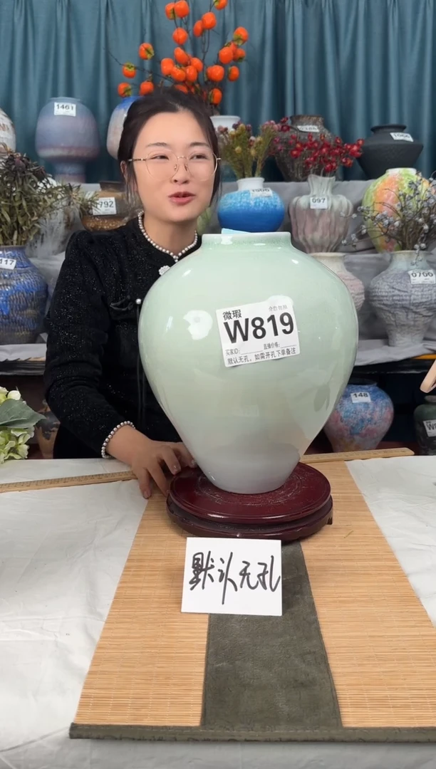 【闪购商品】摆件摆件花器默认无孔编号W819