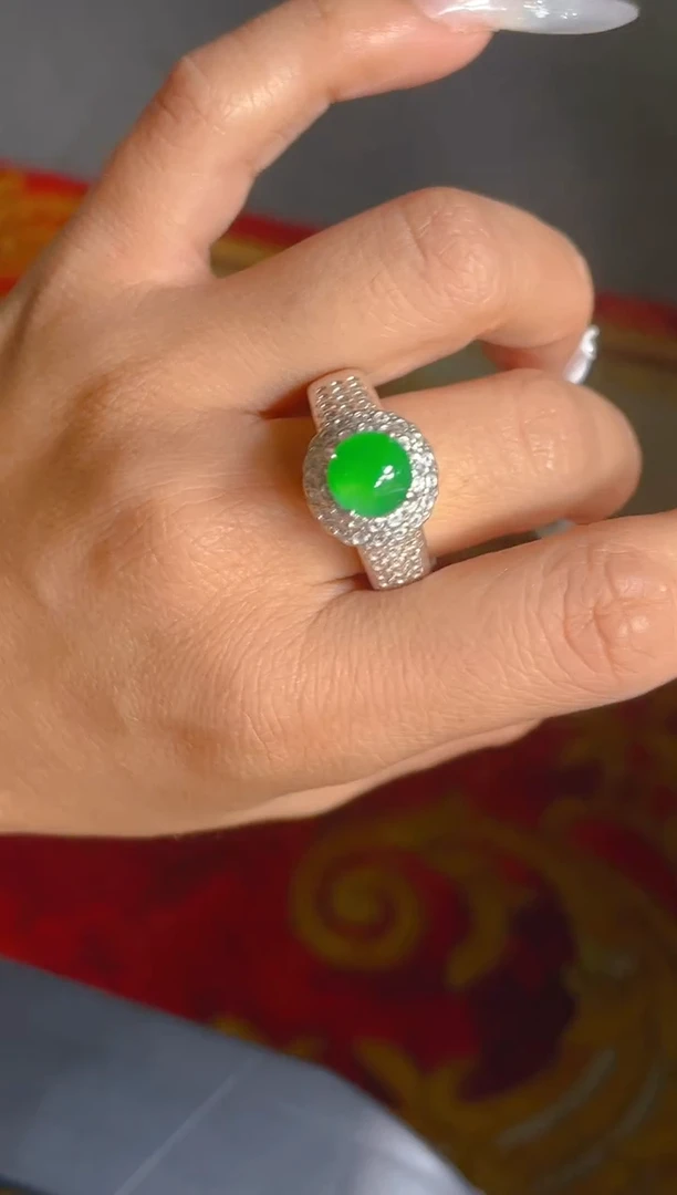 未镶嵌定制翡翠天然翡翠蛋面33