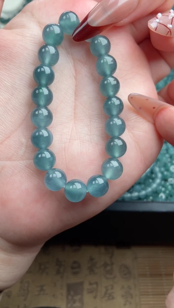 【闪购商品】翡翠手串未镶嵌多样性发货23颗卡8