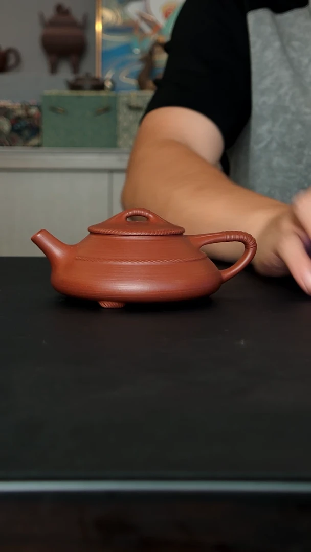 茶壶紫砂半手工盘筑线瓢价格