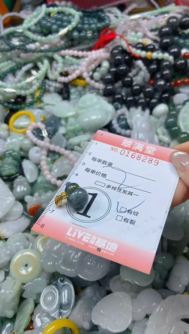 翡翠未镶嵌颈饰闪购0168289