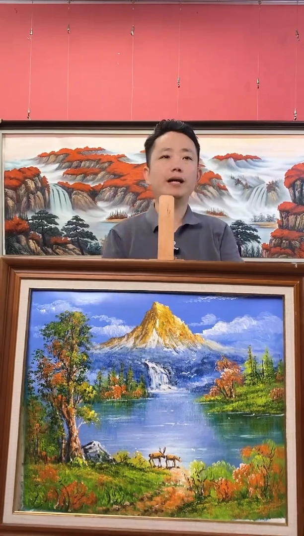 油画奇**景尺寸50*60画芯（不含框）