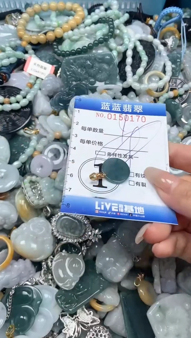 【闪购商品】翡翠颈饰未镶嵌闪购0150170多样性发其一