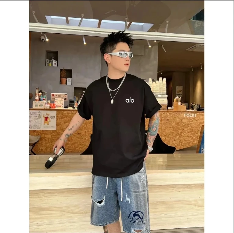 【轻奢撤柜 25年上新】olo三标-重磅260克轻奢高端男士夏季短袖纯棉