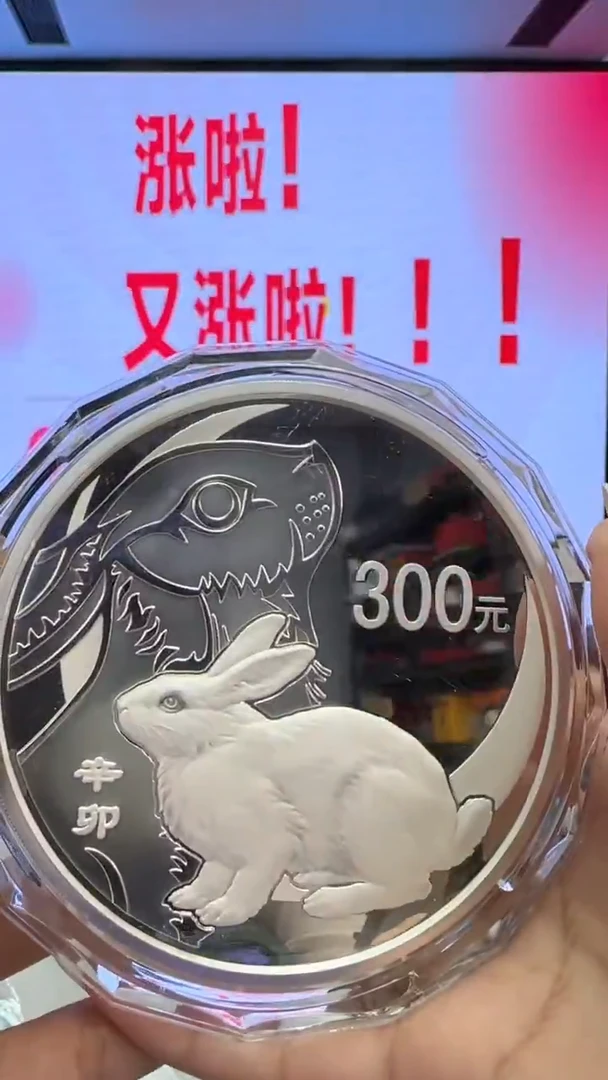 纯银2011年本银兔1公斤银币带证有盒