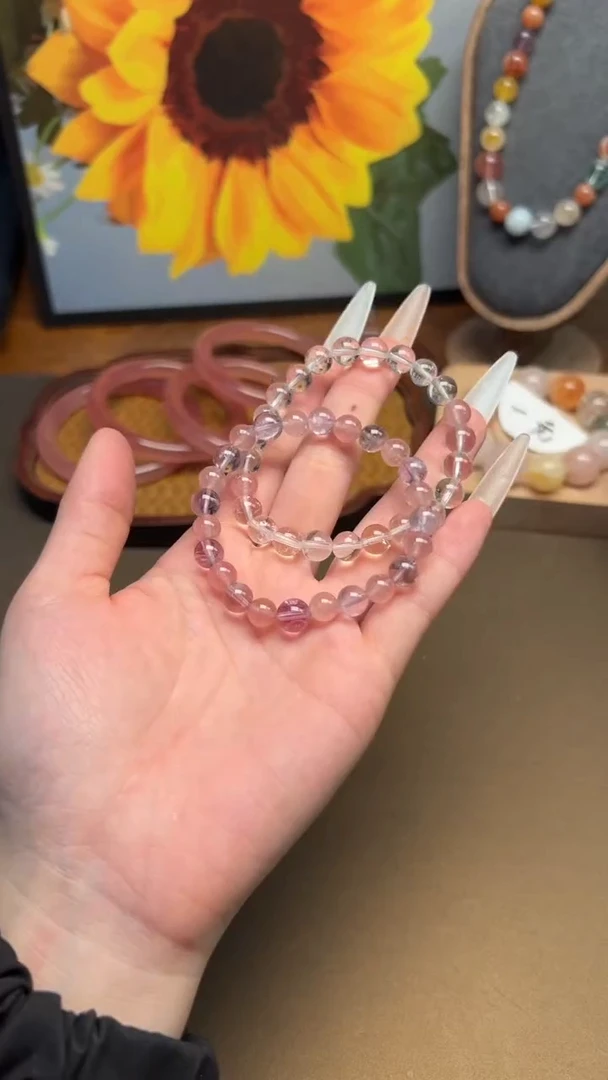 未镶嵌手链水晶一套