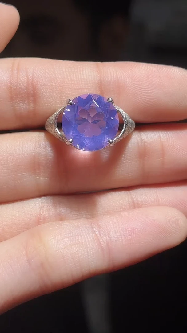 银S925镶嵌戒指水晶（扎德严选）