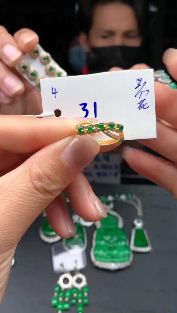 【闪购商品】翡翠戒指未镶嵌翡翠#31元#多样性发一