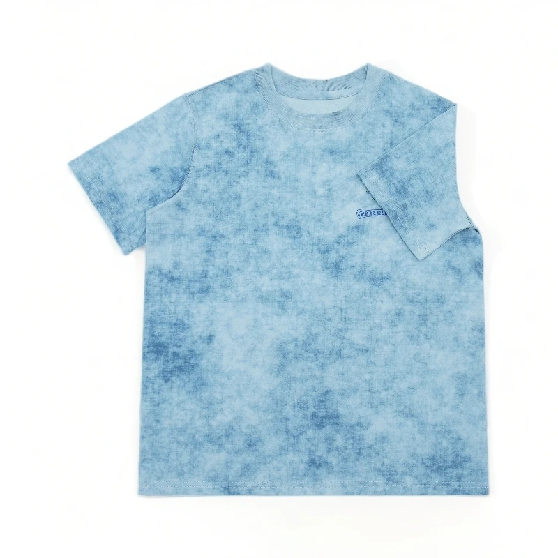 林爆爆【墨染】夏季设计百搭高街重工短袖圆领T恤