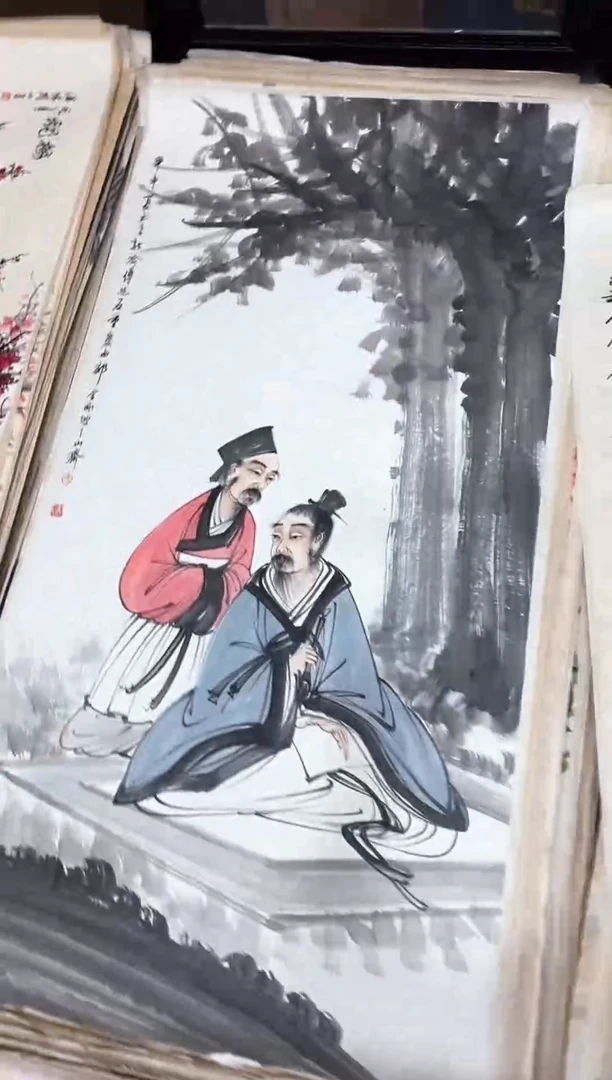 横款中式古典书画作品