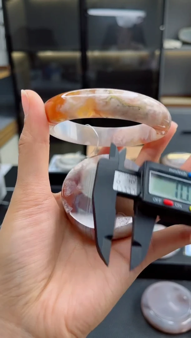 石英质玉手镯未镶嵌60圈口（赠送镯心）6362269