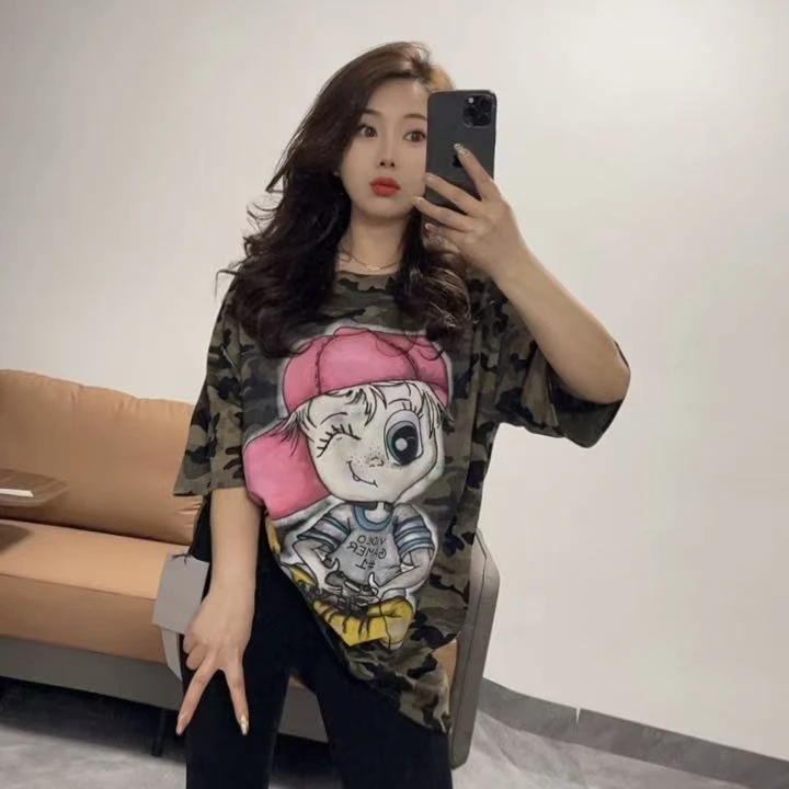 13077小景推荐-欧版帽子男孩迷彩短袖-93920