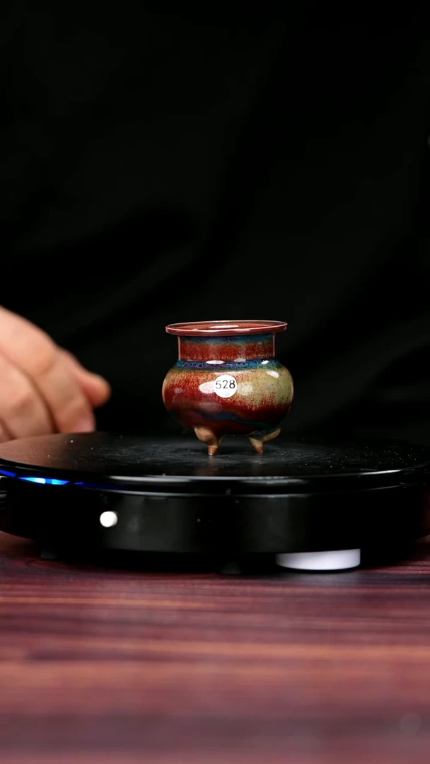 其他528#盼龙窑一级品原矿钧瓷香炉