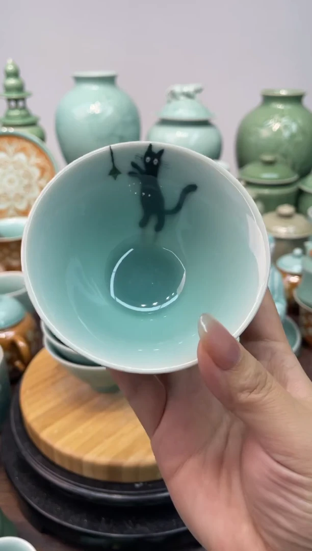特价福利 微瑕 慧仙青瓷