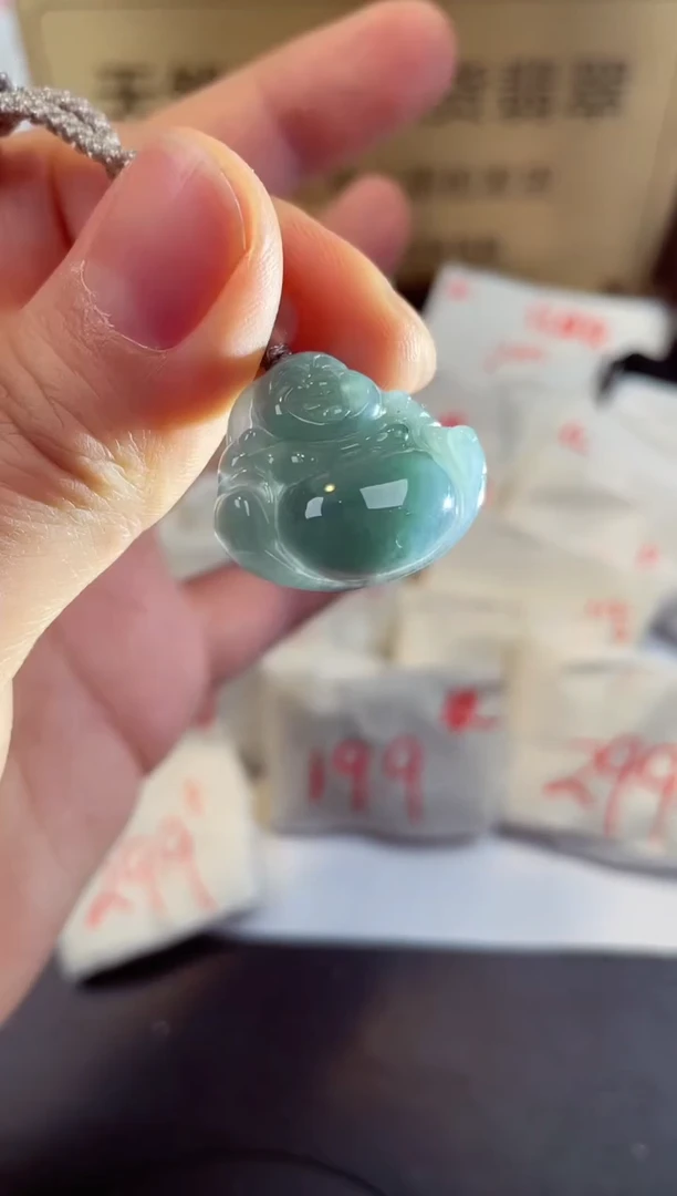 【闪购商品】翡翠颈饰未镶嵌天然缅甸翡翠A货）