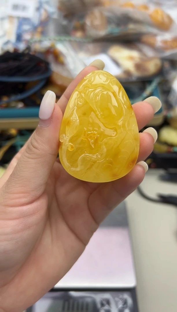 裸石蜜蜡未镶嵌天然琥珀蜜蜡