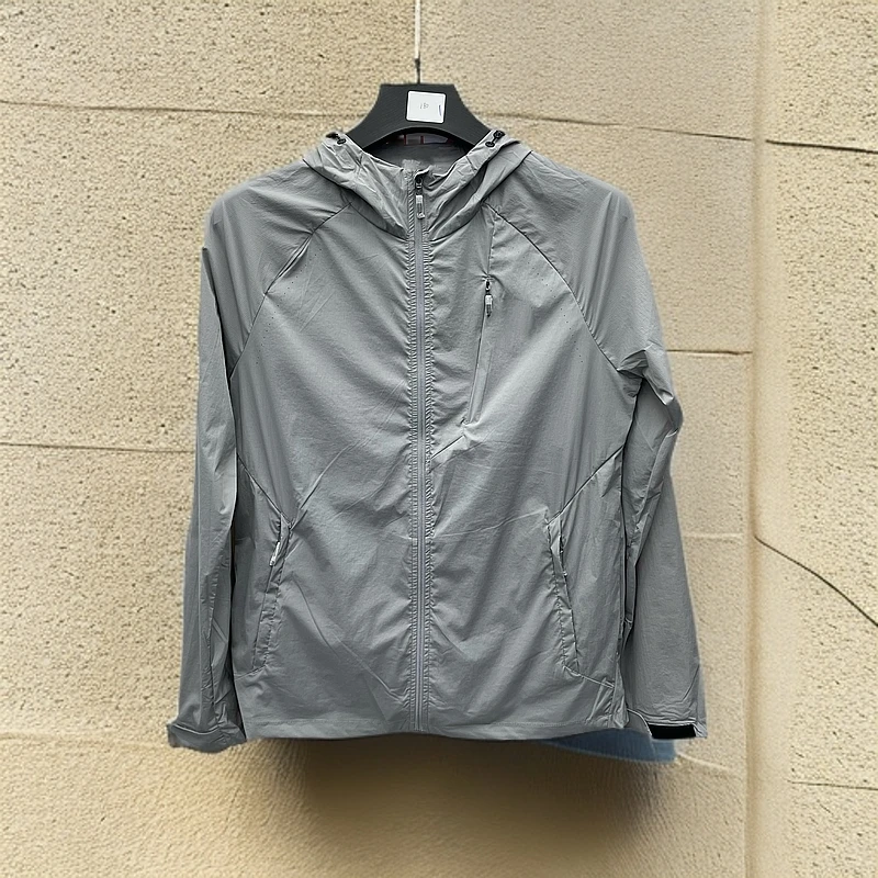 7046男士防紫外线防晒连帽外套