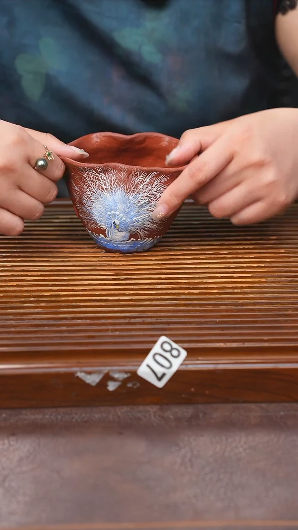 万古烧粗陶手工茶具