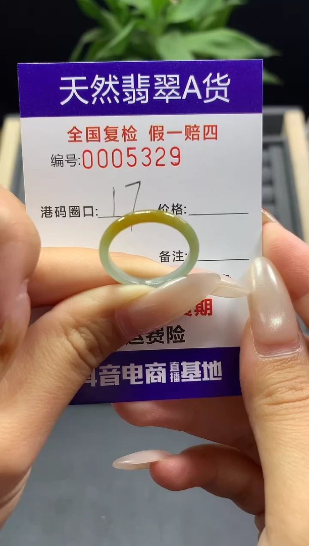 未镶嵌戒指翡翠天然  5329