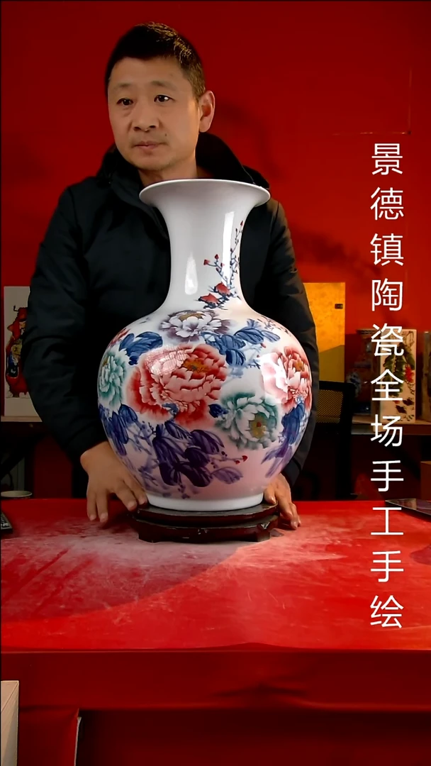 摆件陶瓷景德镇陶瓷 全场手工手绘