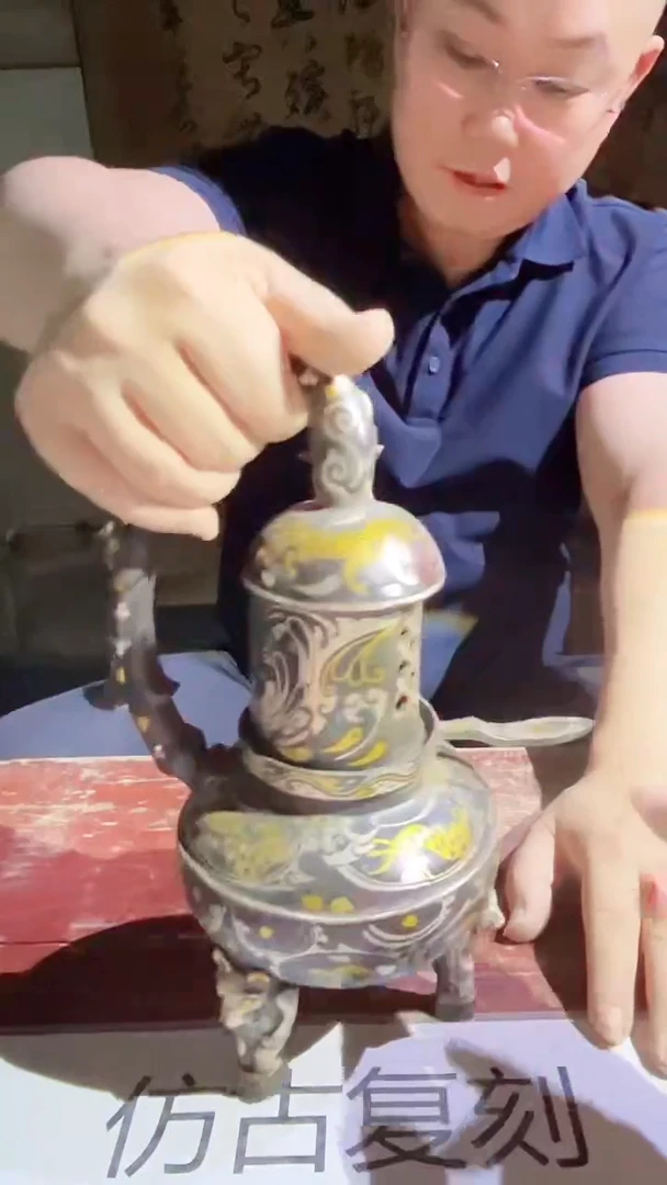 摆件景德镇陶瓷流水179