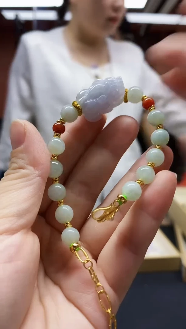 颈饰未镶嵌翡翠翡翠手串