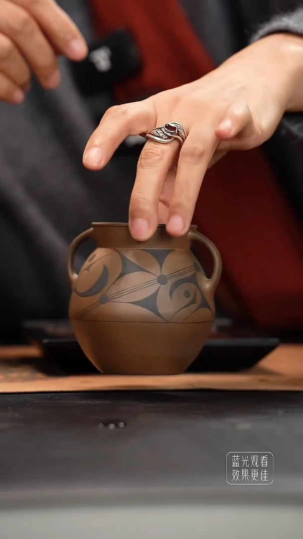 柴烧彩陶罐建水柴烧彩陶罐建水