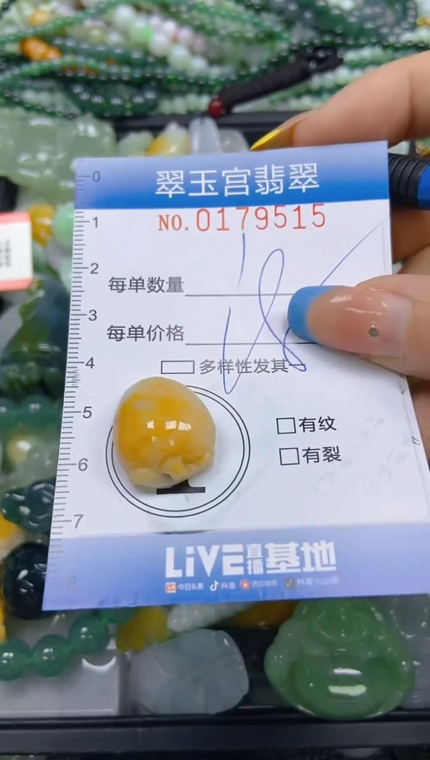 翡翠未镶嵌颈饰闪购0179515