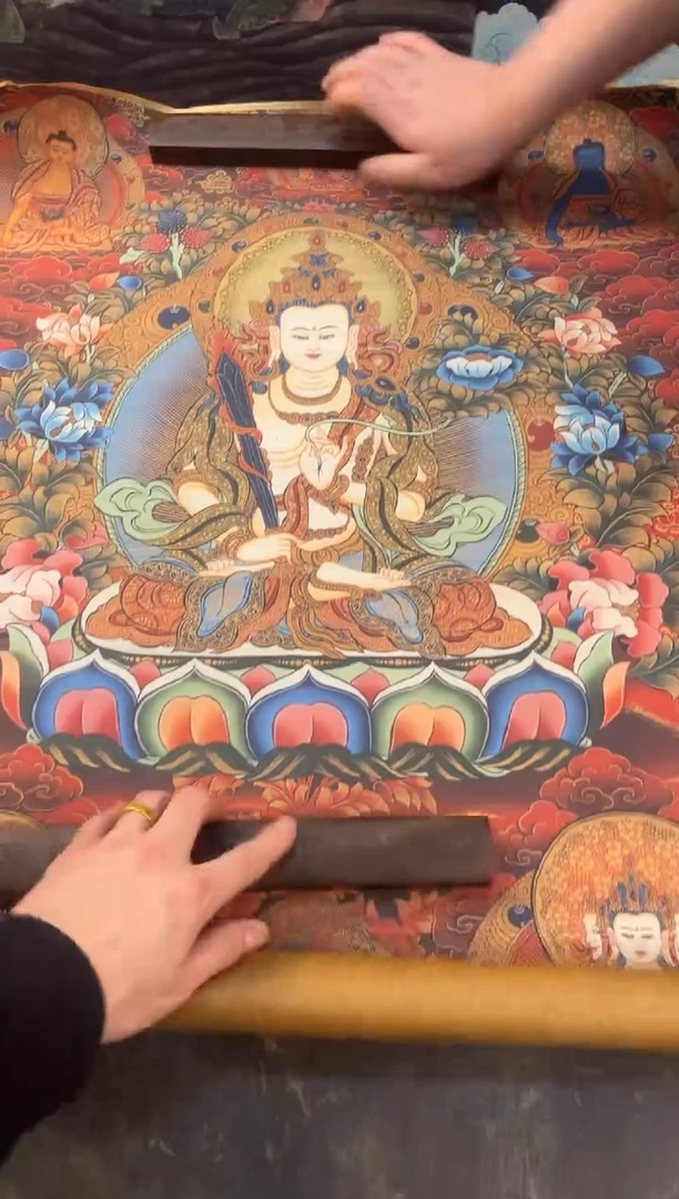 卷轴画大朱画院老六专属AA150