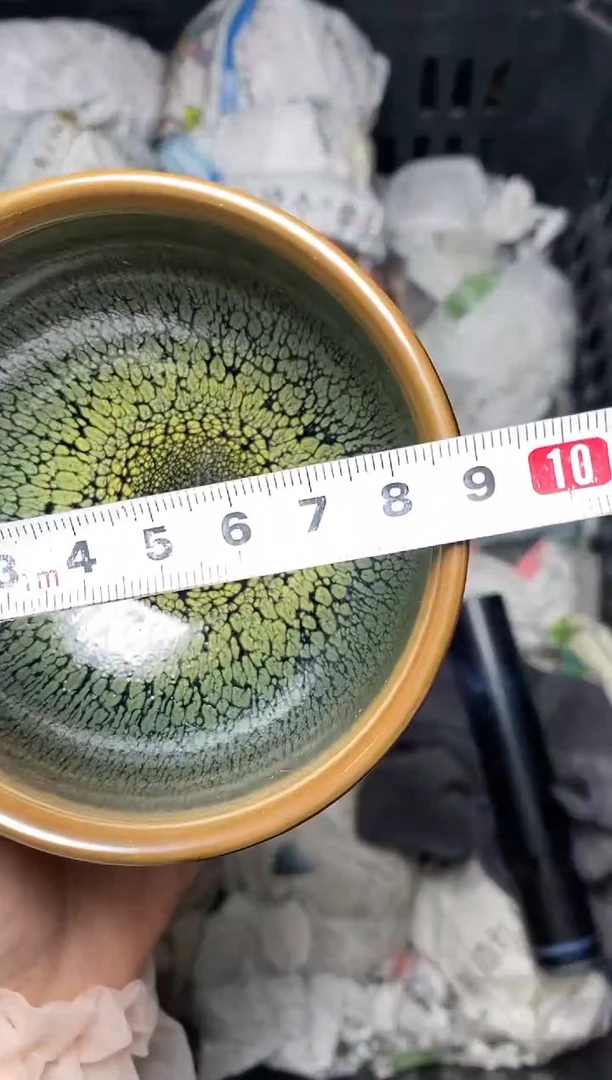 【闪购商品】茶盏绿鹧鸪 将军 盏三疯建盏茶器