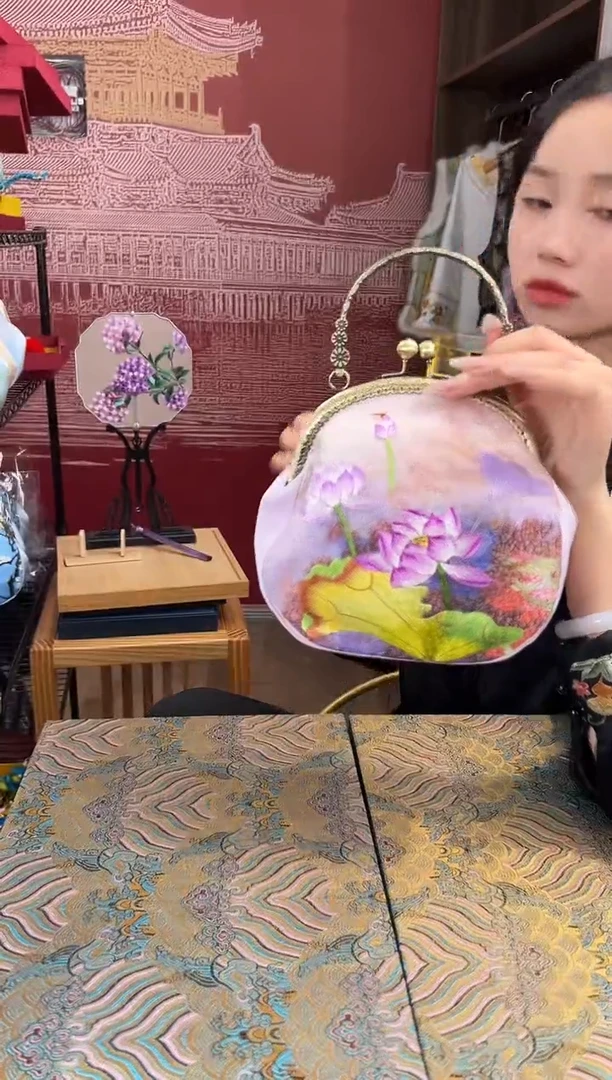 【闪购商品】刺绣苏绣手工刺绣包包