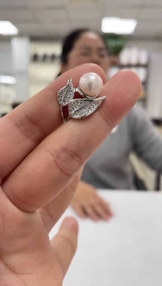 未镶嵌戒指淡水珍珠19多样性发其一