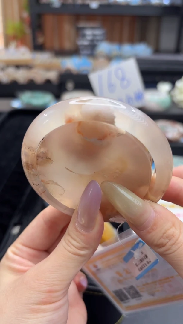 未镶嵌手镯石英质玉C347(58圈赠送镯心)