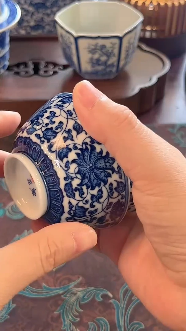 青****5镹曰陶手工手绘制作茶具