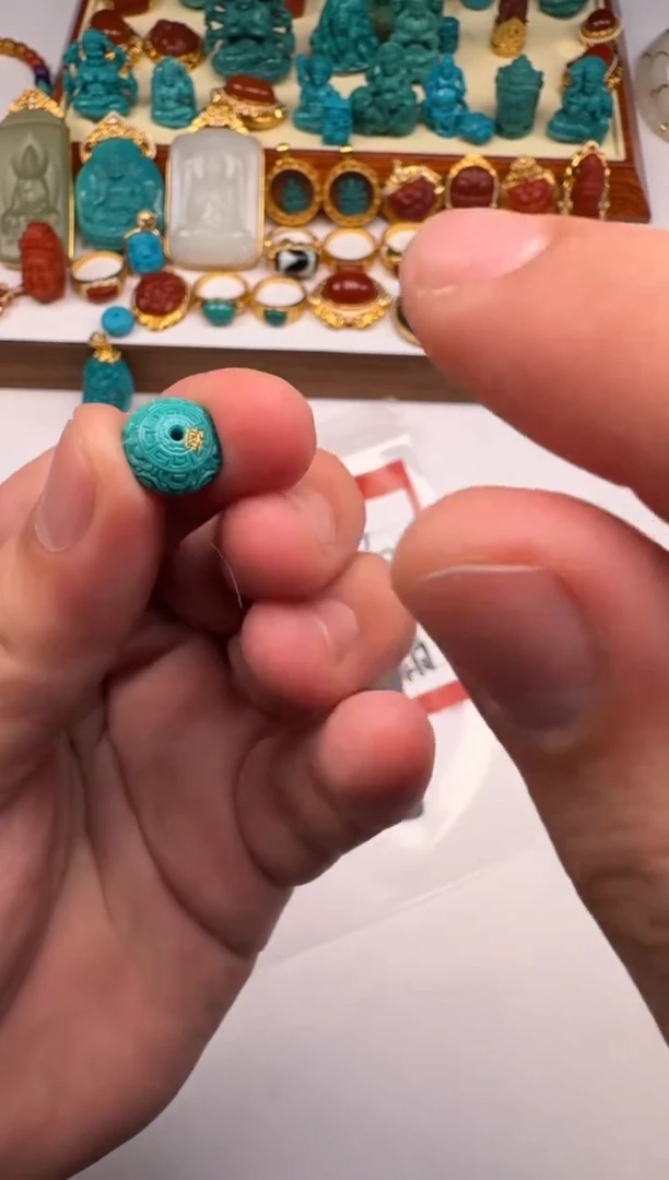 未镶嵌绿松石挂件加***～配饰配饰