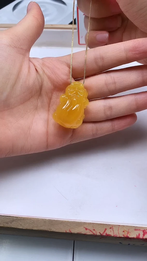 裸石蜜蜡未镶嵌M445蜜蜡 貔貅（吊坠孔）22*32*18mm1个8.8元